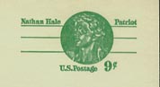 U.S. #UY28 Mint Unsevered - Nathan Hale