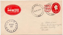 U.S. #U538 Used Entire 1268