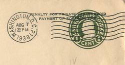 U.S. #U422 Used Penalty Mail