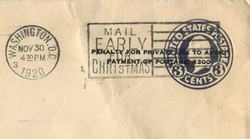 U.S. #U436 Used Penalty Mail