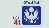 U.S. #UO93 Great Seal Entire 41c Official