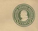 U.S. #U420 Entire 1c Green