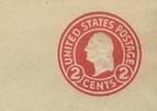 U.S. #U429 Entire 2c Carmine