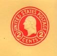 U.S. #U431 Entire 2c Carmine on oriental