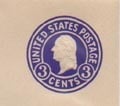 U.S. #U436 Entire 3c Purple