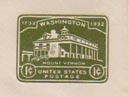 U.S. #U523 Entire Mt Vernon