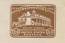 U.S. #U524 Entire Mt Vernon
