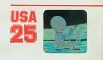 U.S. #U618 25¢ Football Hologram Size 10