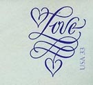 U.S. #U644 Love Issue Size 6 Entire