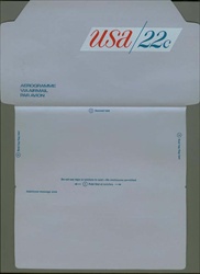 U.S. #UC50 Entire Unfolded