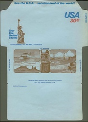 U.S. #UC53 30c USAEntire Unfolded