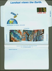 U.S. #UC58 Landsat Mapping Entire Unfolded