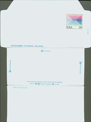 U.S. #UC61 31c Graphic Entire Unfolded
