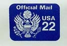 U.S. #UO75 Great Seal Entire 22c Official