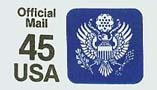 U.S. #UO79 Great Seal Entire 45c Official