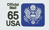 U.S. #UO80 Great Seal Entire 65-cent Official