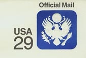 U.S. #UO84 Great Seal Entire 29c Official