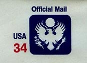 U.S. #UO90 Great Seal Entire 34c Official