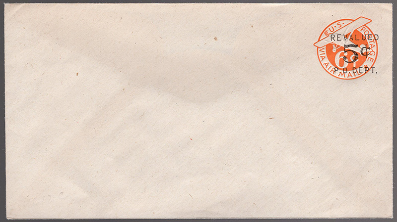 U.S. #UC11 Entire w/o border