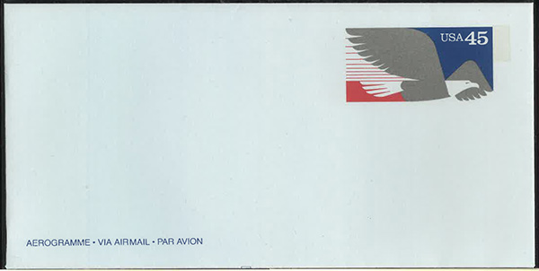 U.S. #UC63 45c Eagle Entire
