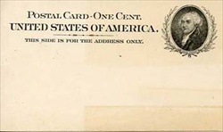U.S. #UX15 John Adams with frame issue of 1898