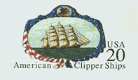 U.S. #UX220 Mint American Clipper Ships