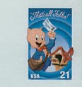 U.S. #UX376 Mint That's All Folks!