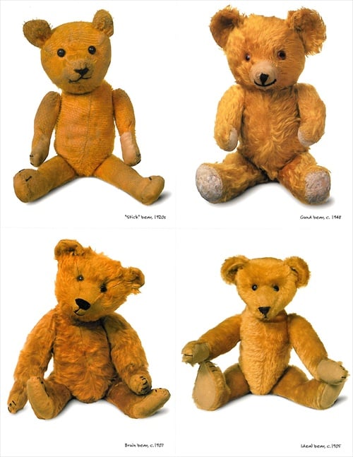 U.S. #UX385a Mint Sheet of 4 Teddy Bears