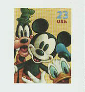U.S. #UX407-10 Mint Art of Disney; Friendship