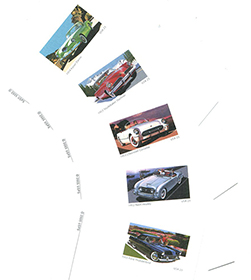 U.S. #UX440-44 Mint Sporty Cars