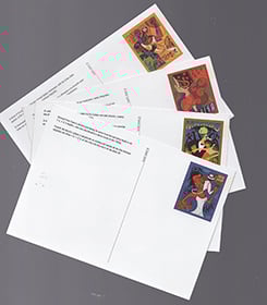 U.S. #UX445-48 Mint Lets Dance