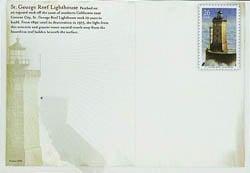 U.S. #UX504-08 Mint Pacific Lighthouses
