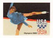 U.S. #UX82 Mint Winter Olympics, Lake Placid, NY