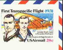 U.S. #UXC19 Mint First Transpacific Flight