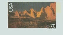 U.S. #UXC28 Mint Badlands National Park