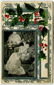 Merry Christmas Vintage Postcard