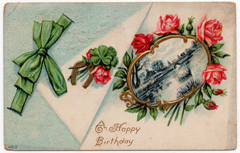 Post Card - A Happy Birthday 1901