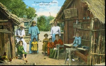 Typical Mexican Home and Family