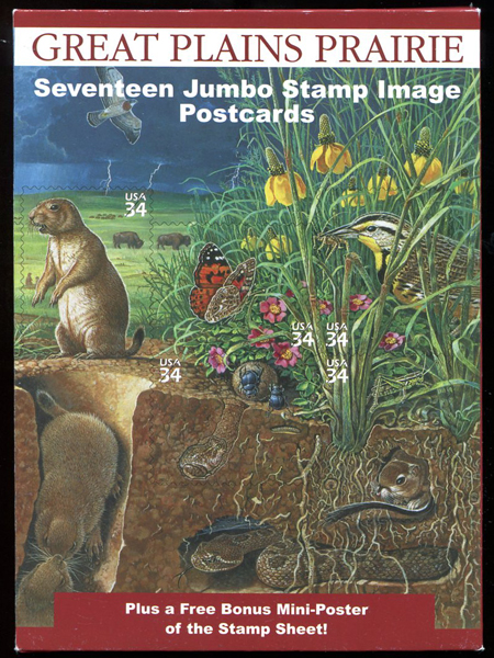 USPS Post Cards - Great Plains Prairie
