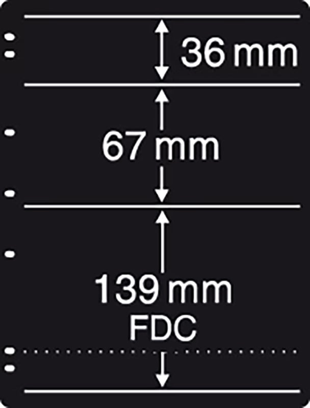 Prinz Stocksheets - Single-Sided 3-Pocket (Packages of 10)