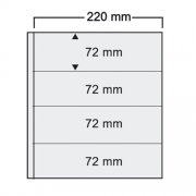 SAFE Collecto 4-pocket Pages - Black (Pkg 10)
