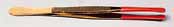 SAFE Coin Tongs Gold 4-3/4" Rubber Tip