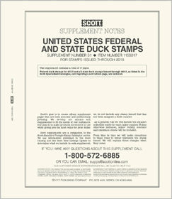 Scott Federal & State Duck Supplement 2017
