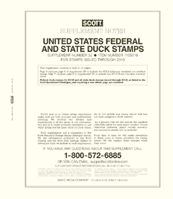 Scott Federal & State Duck Supplement 2018