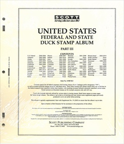 Scott Federal & State Duck Stamps 2000-2003