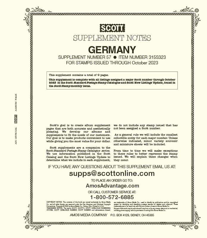 Scott Specialty Germany Supplement 2024