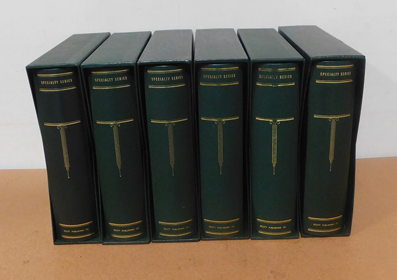 Scott 3-Ring Binder & Slipcase-large-complete w/Flysheets - USED