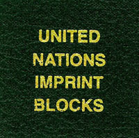 Scott United Nations Imprint Blocks Label