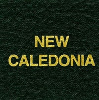 Scott NEW CALEDONIA Binder Label