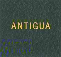 Scott ANTIGUA Binder Label